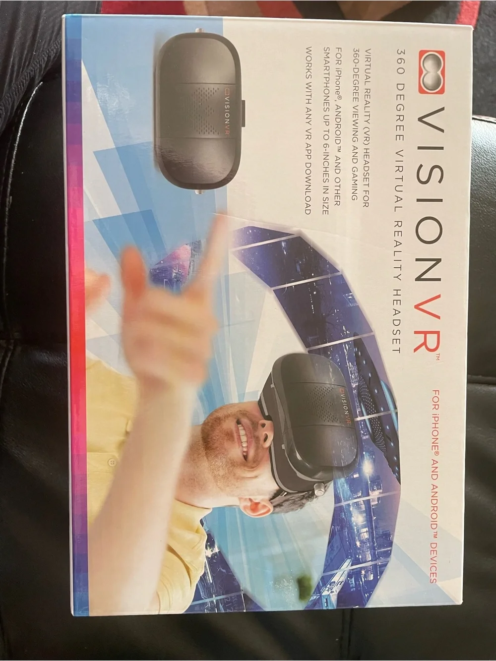 360° Smartphone Virtual Reality Headset - Black